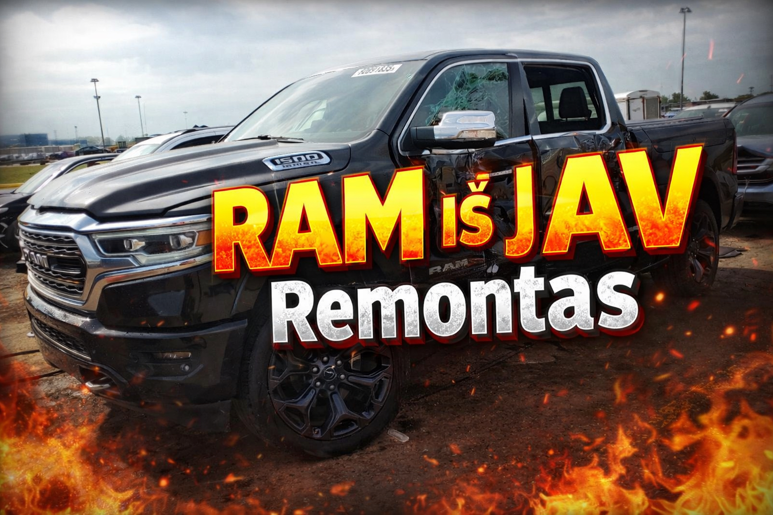 RAM iš JAV remontas Lietuvoje – RAM Limited iš JAV aukciono